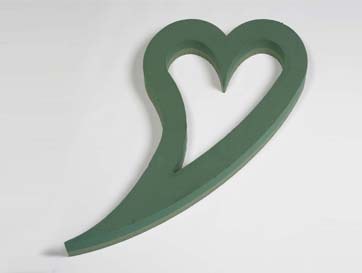 Picture of Oasis floral foam open swinging heart shape
